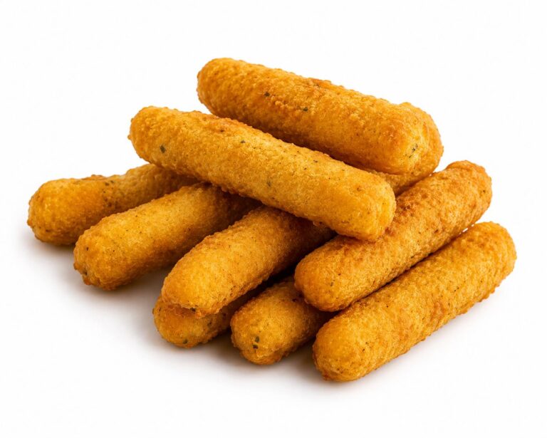 Fingers de queso gouda rebozados y fritos, producto congelado para hostelería de BR Food Solution