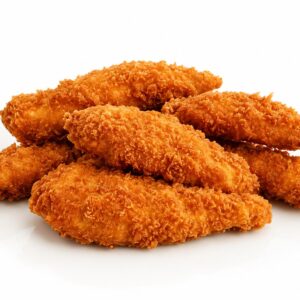 Fingers de pollo empanados con rebozado crispy, producto congelado para hostelería de BR Food Solution